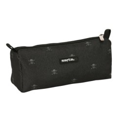Estuche Escolar Safta California Negro 21 x 8 x 7 cm