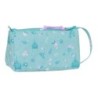 Estuche Escolar con Accesorios Frozen Hello spring Azul claro 20 x 11 x 8.5 cm (32 Piezas)