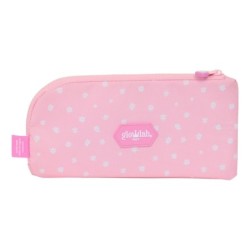 Estuche Escolar Glow Lab Sweet home Rosa 23 x 11 x 1 cm