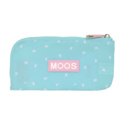 Estuche Escolar Moos Butterflies Azul claro 23 x 11 x 1 cm