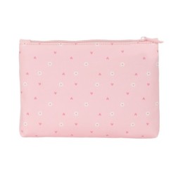Estuche Escolar Safta Bunny Conejo Rosa 23 x 16 x 3 cm