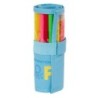 Plumier Benetton Spring Enrollable Azul cielo 7 x 20 x 7 cm (27 Piezas)