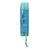 Plumier Doble Baby Shark Surfing Azul Blanco 12.5 x 19.5 x 4 cm (28 piezas)
