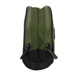 Portatodo Doble Safta Dark forest Negro Verde 21 x 8 x 6 cm