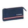 Portatodo Triple El Ganso Classic Azul marino 22 x 12 x 3 cm