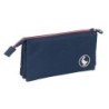 Portatodo Triple El Ganso Classic Azul marino 22 x 12 x 3 cm