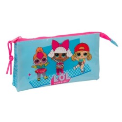 Portatodo Doble LOL Surprise! Divas Azul 22 x 12 x 3 cm