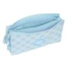 Portatodo Triple Glow Lab Cisnes Azul claro 22 x 12 x 3 cm