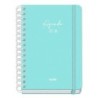 Agenda DOHE SERENITY WIRE´O Verde A5 150 x 210 mm 2025-2026 (20 Unidades)