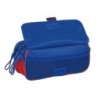 Portatodo Doble F.C. Barcelona Azul Granate 21,5 x 10 x 8 cm