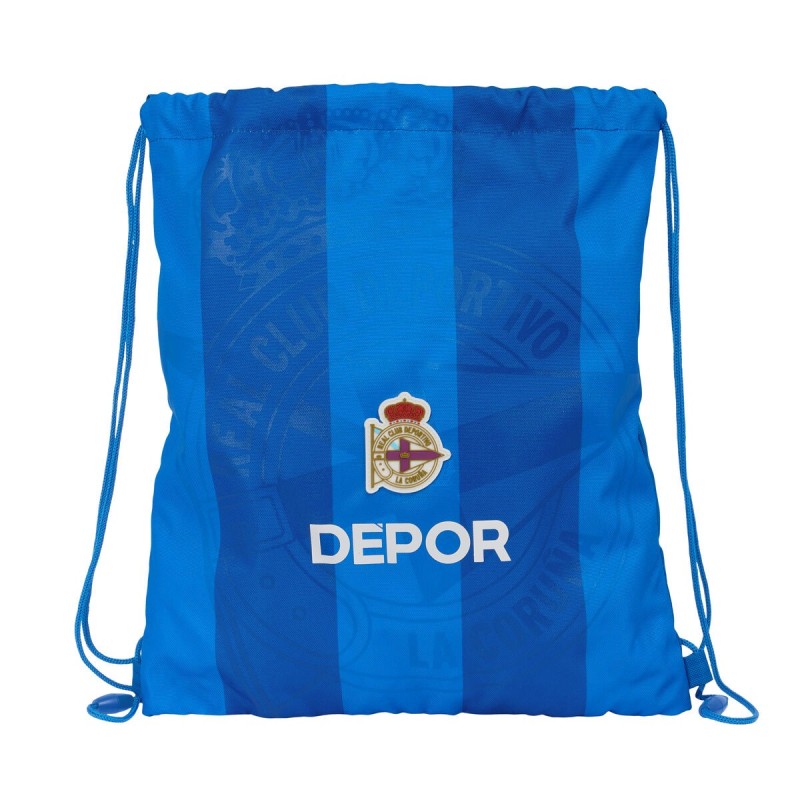 Bolsa Mochila con Cuerdas R. C. Deportivo de La Coruña Azul 35 x 40 x 1 cm Bolsa Mochila con Cuerdas R. C. Deportivo de La Coruña Azul 35 x 40 x 1 cm
