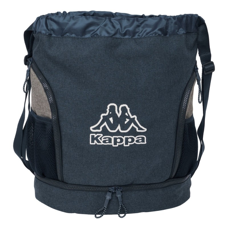 Mochila Saco Infantil Kappa Dark navy Gris Azul marino 35 x 40 x 1 cm Mochila Saco Infantil Kappa Dark navy Gris Azul marino 35 x 40 x 1 cm