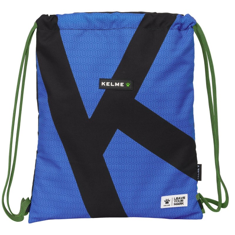 Bolsa Mochila con Cuerdas Kelme Royal Azul Negro 35 x 40 x 1 cm Bolsa Mochila con Cuerdas Kelme Royal Azul Negro 35 x 40 x 1 cm