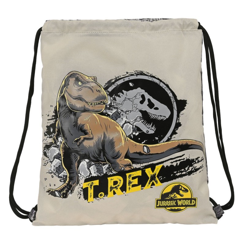 Bolsa Mochila con Cuerdas Jurassic World Warning Gris 35 x 40 x 1 cm Bolsa Mochila con Cuerdas Jurassic World Warning Gris 35 x 40 x 1 cm