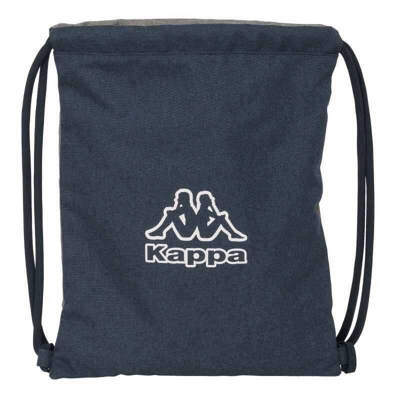 Bolsa Mochila con Cuerdas Kappa Dark navy Gris Azul marino 35 x 40 x 1 cm Bolsa Mochila con Cuerdas Kappa Dark navy Gris Azul marino 35 x 40 x 1 cm
