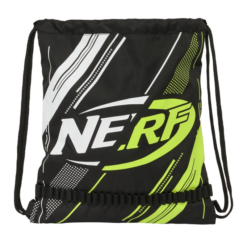 Bolsa Mochila con Cuerdas Nerf Get ready Negro 35 x 40 x 1 cm Bolsa Mochila con Cuerdas Nerf Get ready Negro 35 x 40 x 1 cm