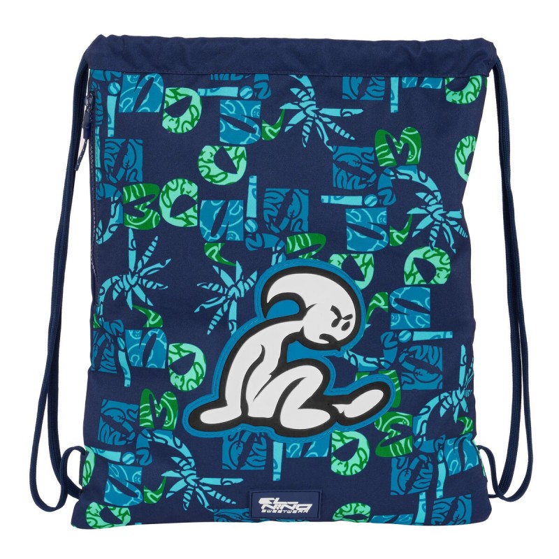 Bolsa Mochila con Cuerdas El Niño Glassy Azul marino 35 x 40 x 1 cm Bolsa Mochila con Cuerdas El Niño Glassy Azul marino 35 x 40 x 1 cm