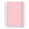 Agenda DOHE SERENITY WIRE´O Rosa A6 120 x 170 mm 2025-2026 (20 Unidades)