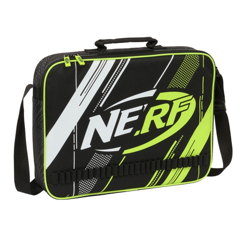 Cartera Escolar Nerf Get ready Negro 38 x 28 x 6 cm Cartera Escolar Nerf Get ready Negro 38 x 28 x 6 cm