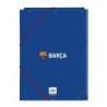 Carpeta F.C. Barcelona Azul Granate A4