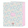 Carpeta de anillas BlackFit8 Blossom Multicolor A4 27 x 33 x 6 cm