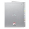 Carpeta de anillas Benetton Silver Plateado A4 26.5 x 33 x 4 cm