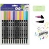 Set de Rotuladores Bismark LETTERING Multicolor 12 Piezas (6 Unidades)