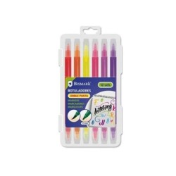 Set de Rotuladores Bismark LETTERING Multicolor 12 Piezas (12 Unidades)