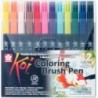 Set de Rotuladores Talens Sakura KOI Multicolor 12 Piezas (12 Unidades)