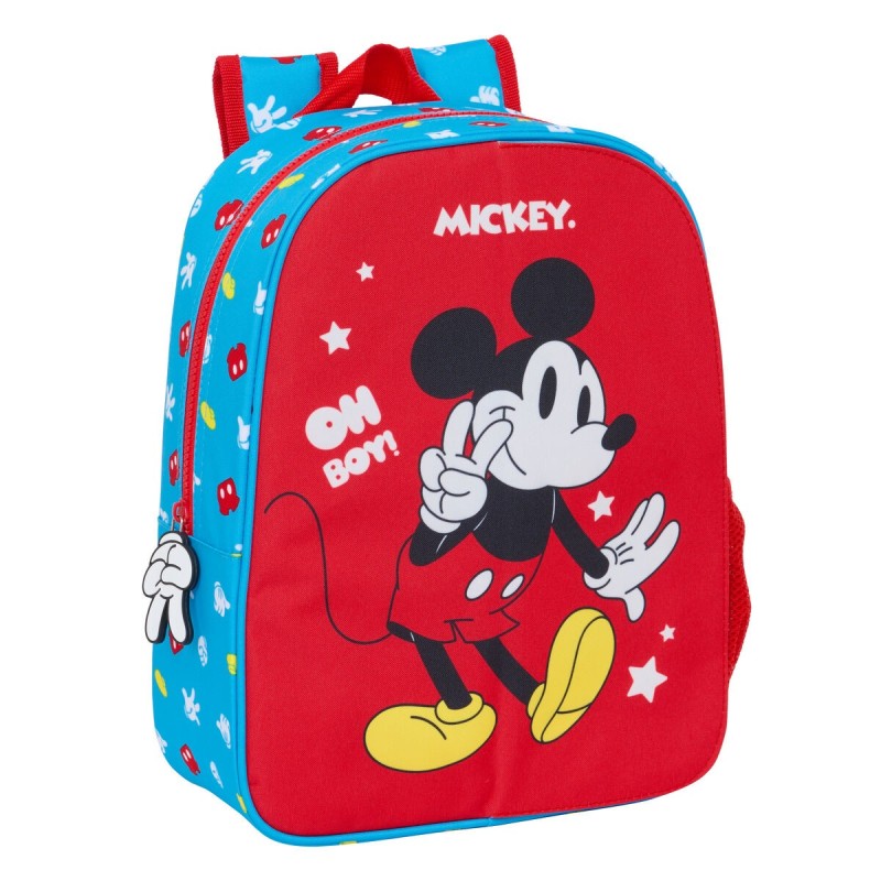 Mochila Escolar Mickey Mouse Clubhouse Fantastic Azul Rojo 26 x 34 x 11 cm Mochila Escolar Mickey Mouse Clubhouse Fantastic Azul Rojo 26 x 34 x 11 cm