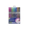 Set de Rotuladores Bismark BICOLOR Multicolor 8 Piezas (12 Unidades)
