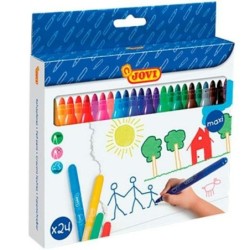 Set de Rotuladores Jovi Maxi Multicolor 24 Piezas (20 Unidades)