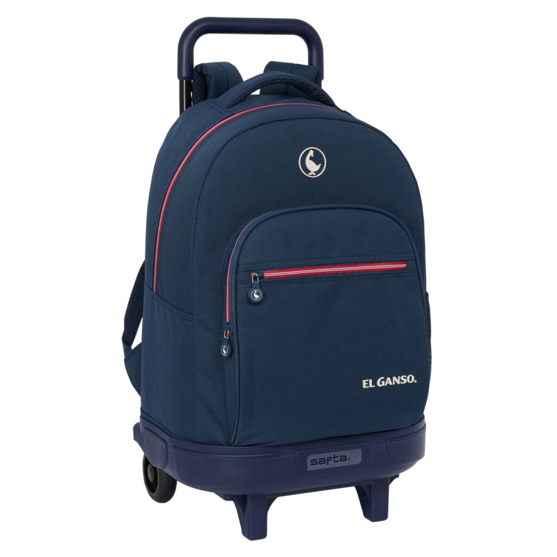 Mochila Escolar con Ruedas El Ganso Classic Azul marino 33 X 45 X 22 cm Mochila Escolar con Ruedas El Ganso Classic Azul marino 33 X 45 X 22 cm