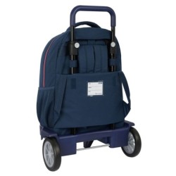 Mochila Escolar con Ruedas El Ganso Classic Azul marino 33 X 45 X 22 cm