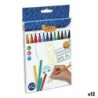 Set de Rotuladores Jovi Multicolor 12 Piezas (12 Unidades)