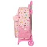 Mochila Escolar con Ruedas Disney Princess Summer adventures Rosa 33 x 42 x 14 cm
