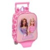 Mochila Escolar con Ruedas Barbie Love Rosa 22 x 27 x 10 cm