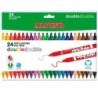Set de Rotuladores Alpino Double Multicolor 20 Piezas (12 Unidades)