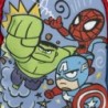 Mochila Infantil The Avengers Bandolera Azul 13 x 23 x 7 cm