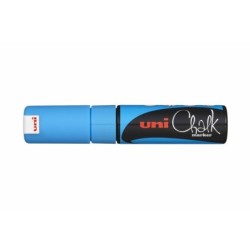Rotuladores de tiza líquida Uni-Ball PWE-8K Azul Azul claro (6 Piezas) (6 Unidades)