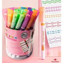 Set de Rotuladores Roymart Cenefa Roll'N 36 Piezas Multicolor