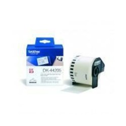 Etiquetas para Impresora Brother DK-44205 62 mm x 30,48 m Negro/Blanco (3 Unidades)
