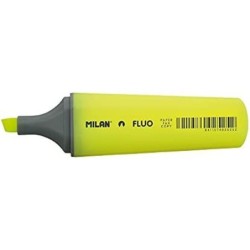 Set de Marcadores Fluorescentes Milan Amarillo (12 Unidades)