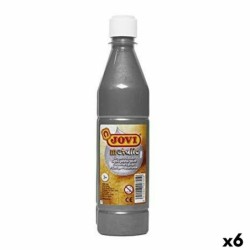 Témpera Jovi Plateado 500 ml Metalizado (6 Unidades)