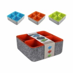 Organizador Multiusos Confortime Fieltro 25,2 x 25 x 10 cm (5 Piezas) (6 Unidades)