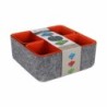 Organizador Multiusos Confortime Fieltro 25,2 x 25 x 10 cm (5 Piezas) (6 Unidades)