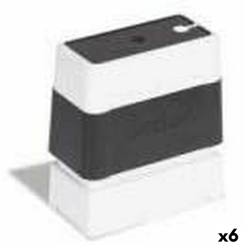 Sellos Brother 12 x 12 mm Negro (6 Unidades)