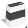 Sellos Brother 12 x 12 mm Negro (6 Unidades)