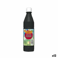 Témpera Jovi Negro 500 ml (12 Unidades)