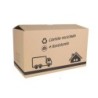 Caja de cartón para mudanza Confortime 65 x 40 x 40 cm Marrón (20 Unidades)